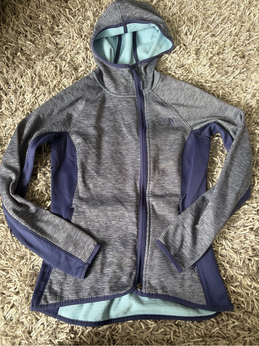 The North Face Hooded Full zip Jacket Small